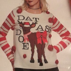 Dat ass doe ugly Christmas sweater